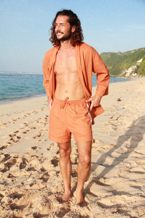 Men’s Joey Shorts - Dusted Clay