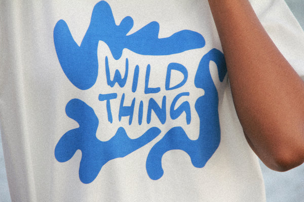 Unisex Wild Thing TShirt - Blue Print
